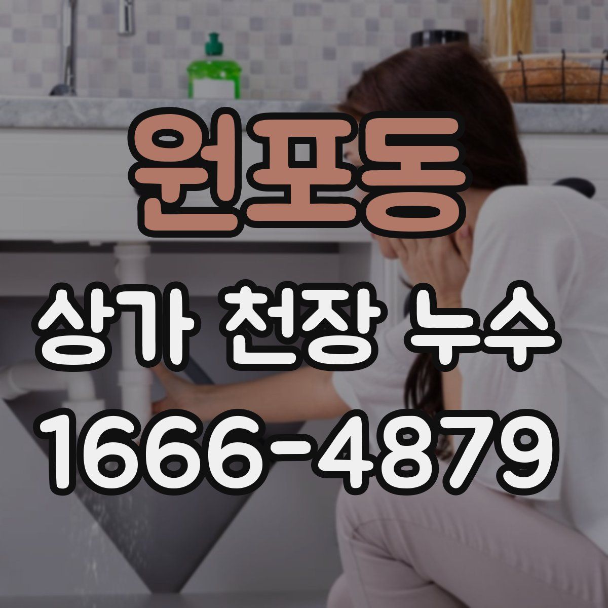 원포동 상가 천장 누수