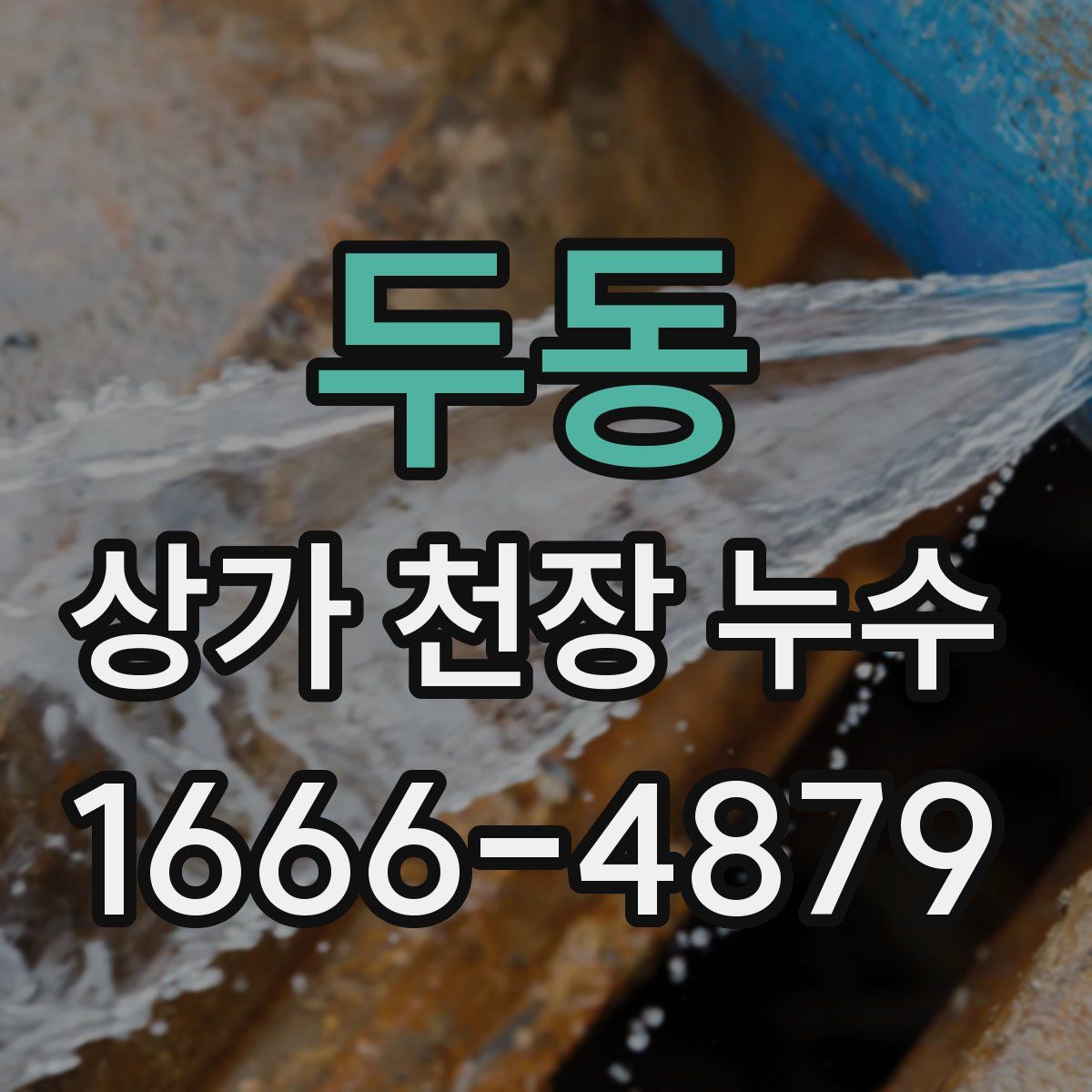 두동 상가 천장 누수