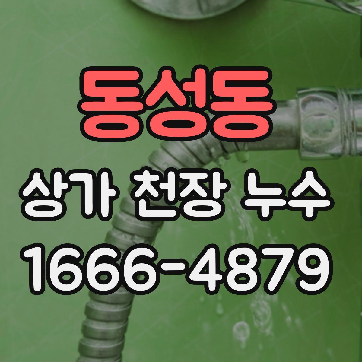 동성동 상가 천장 누수