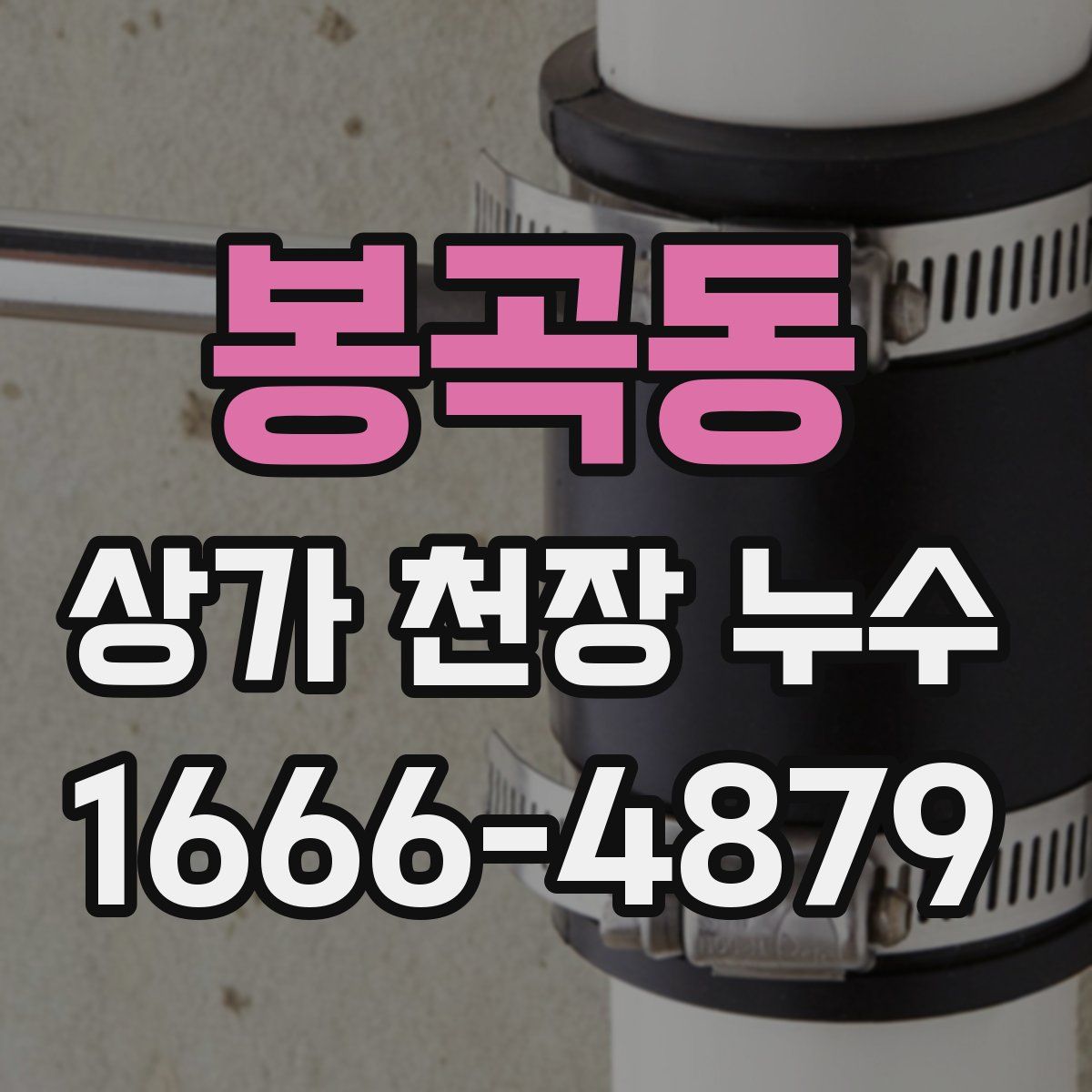 봉곡동 상가 천장 누수