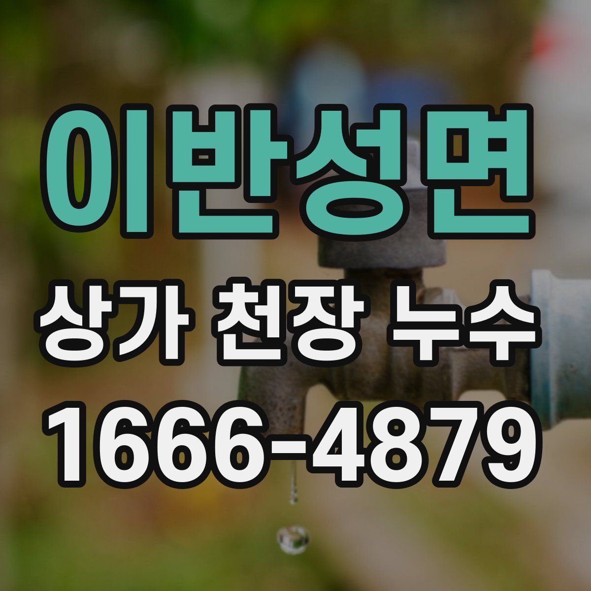 이반성면 상가 천장 누수