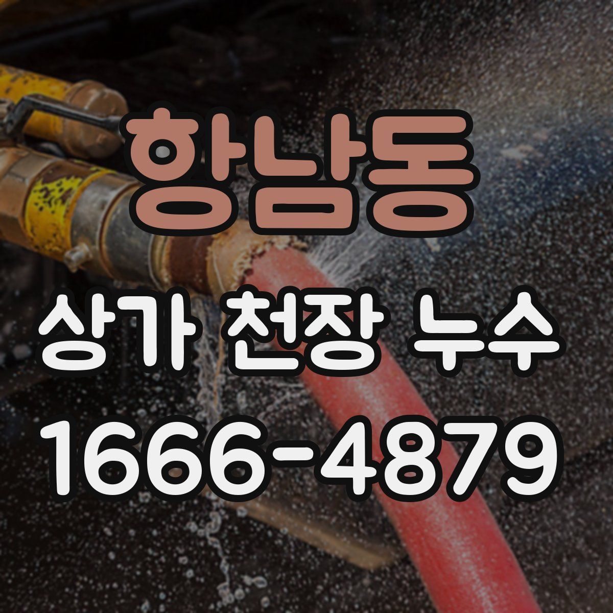 항남동 상가 천장 누수