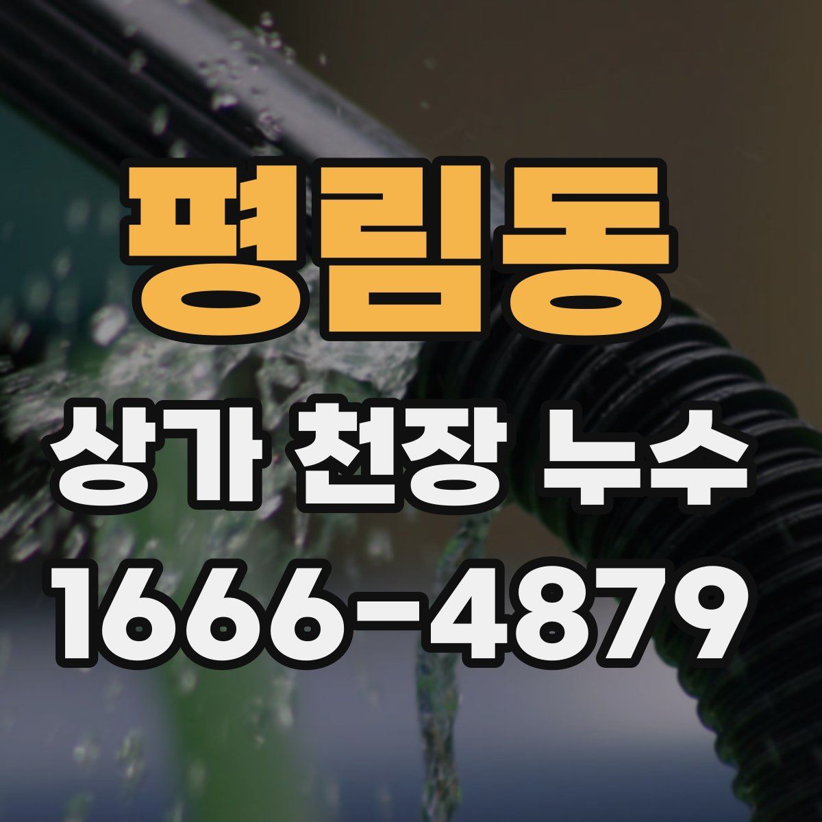 평림동 상가 천장 누수