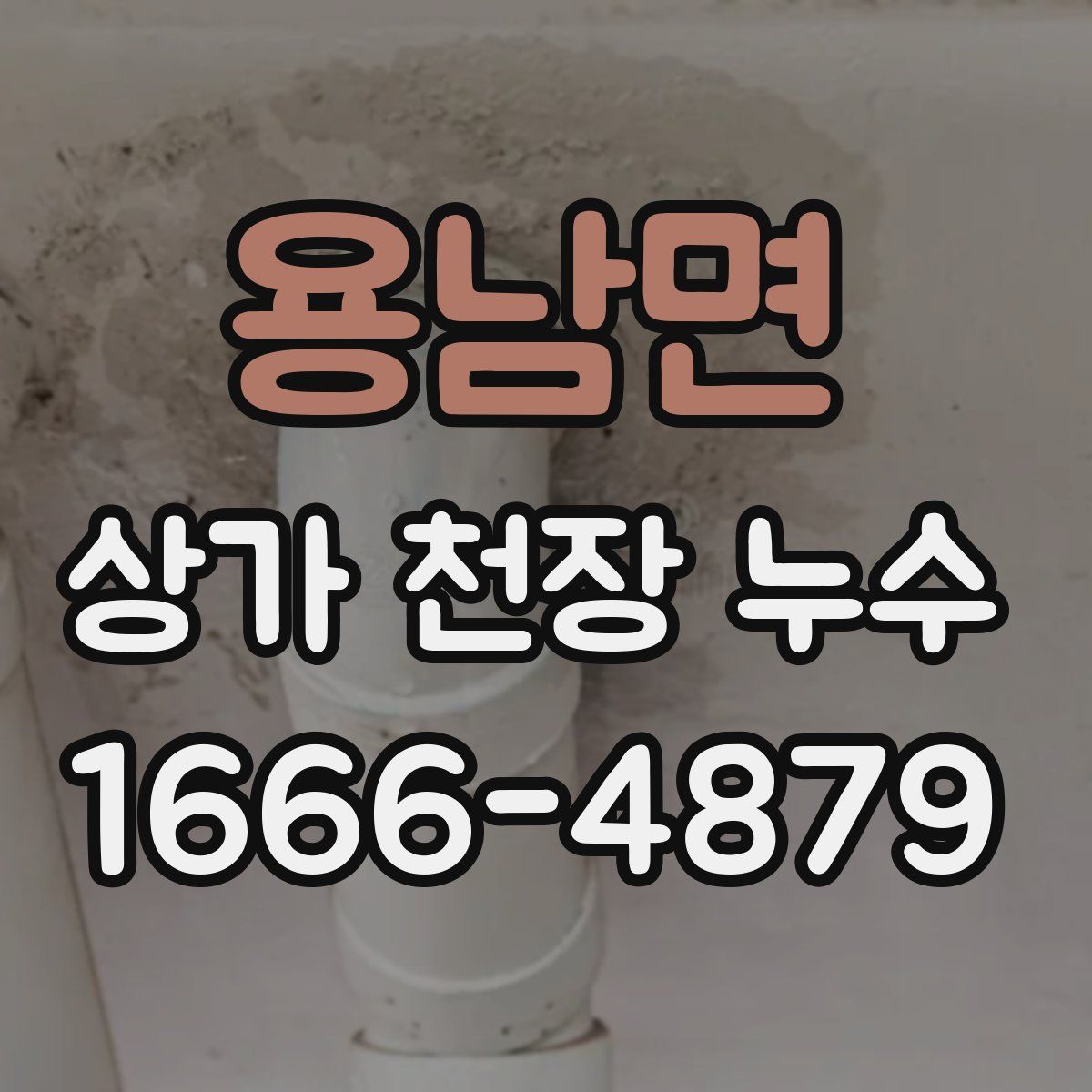 용남면 상가 천장 누수