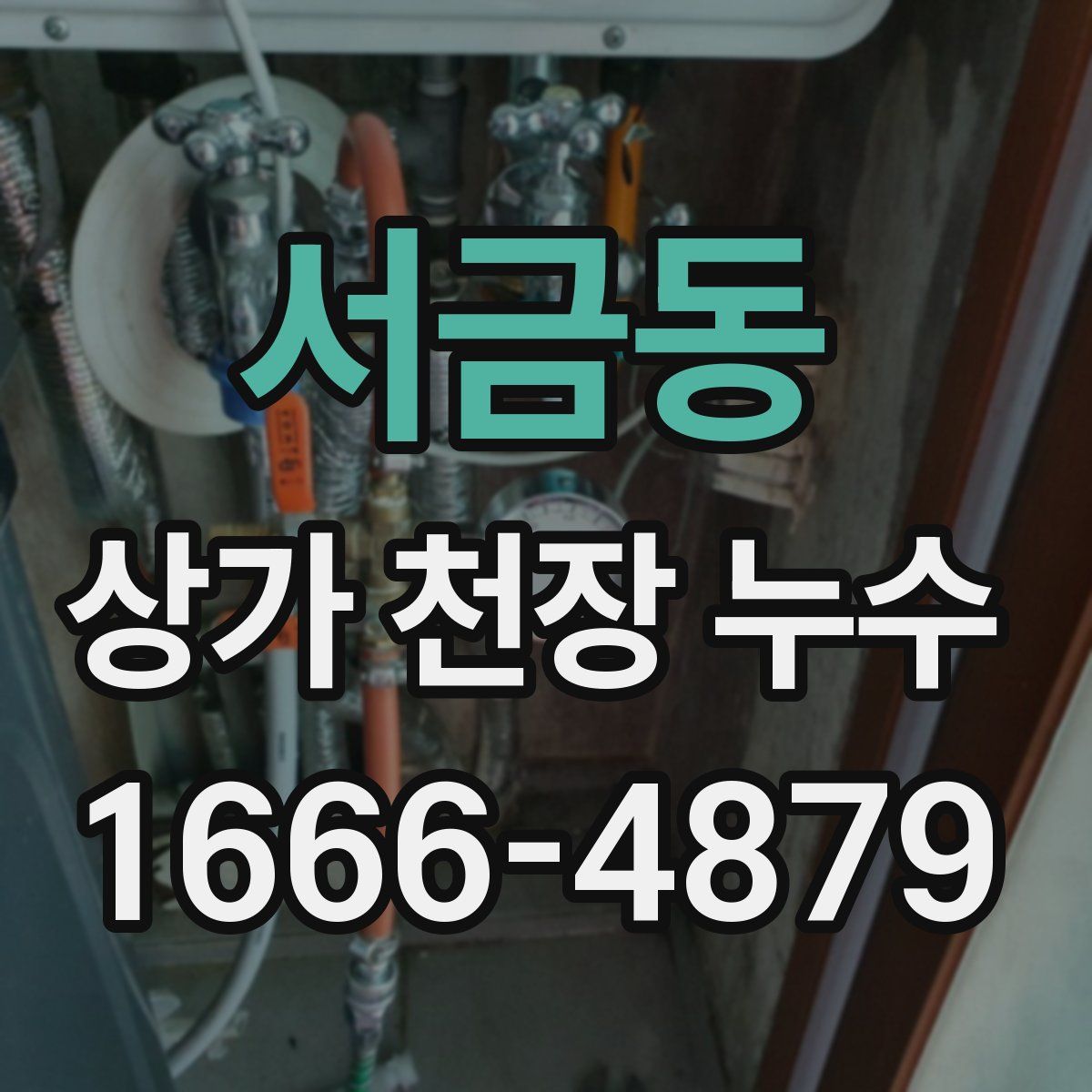 서금동 상가 천장 누수
