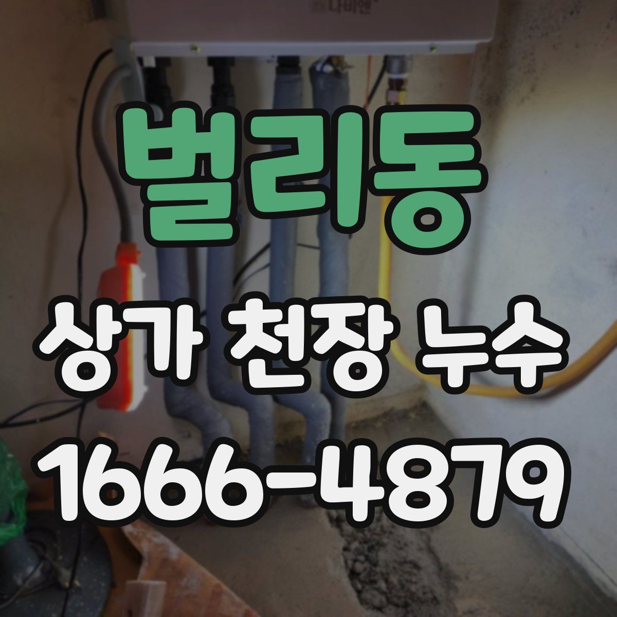 벌리동 상가 천장 누수