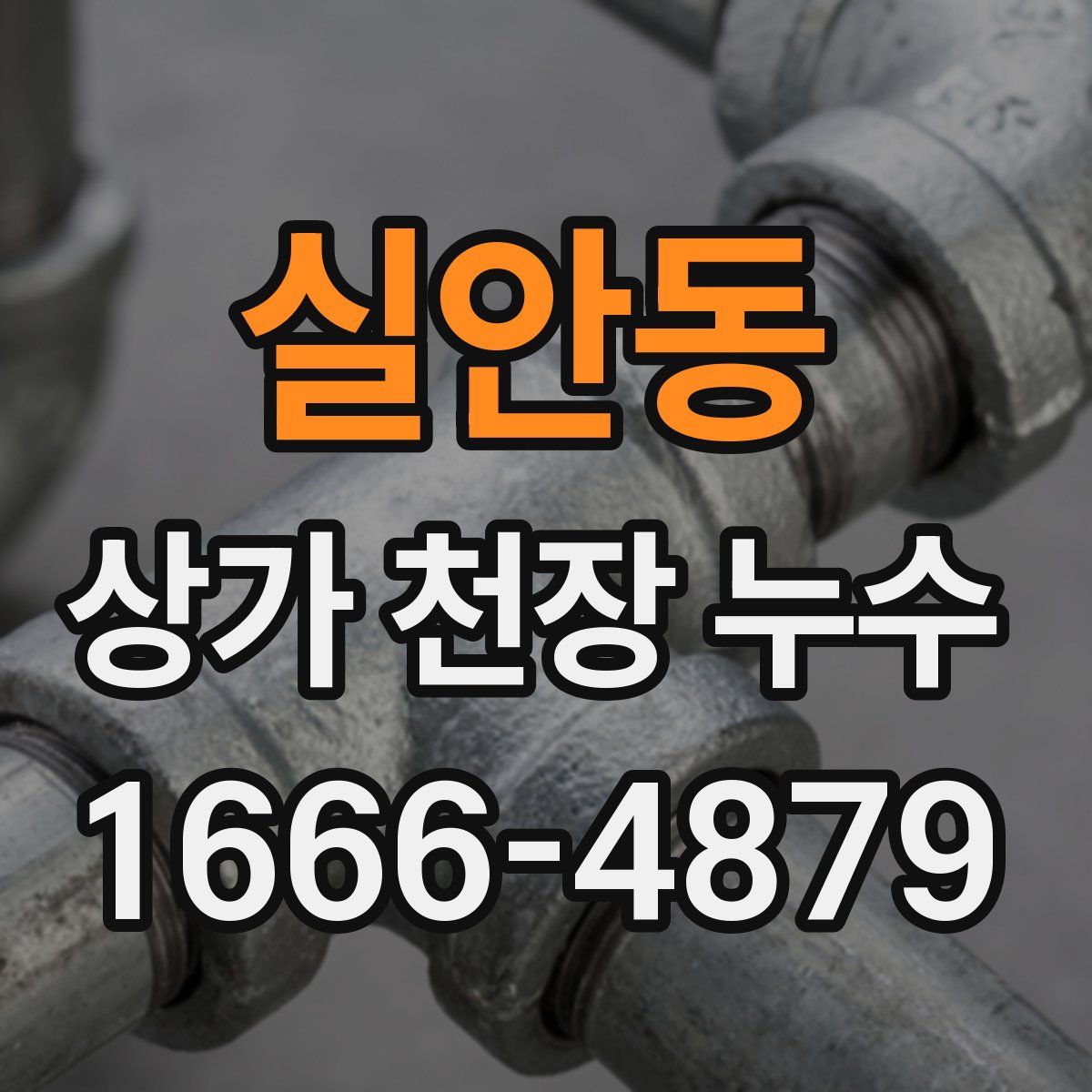 실안동 상가 천장 누수