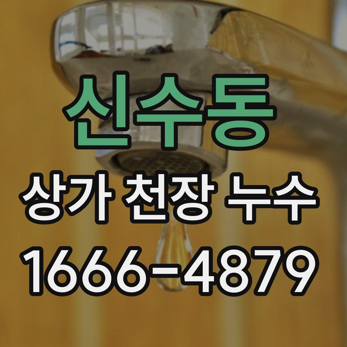 신수동 상가 천장 누수
