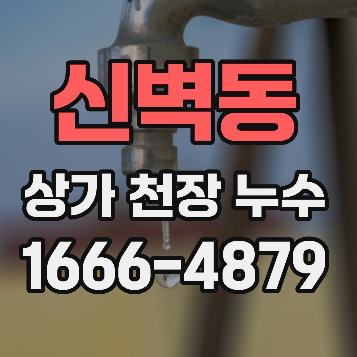 신벽동 상가 천장 누수