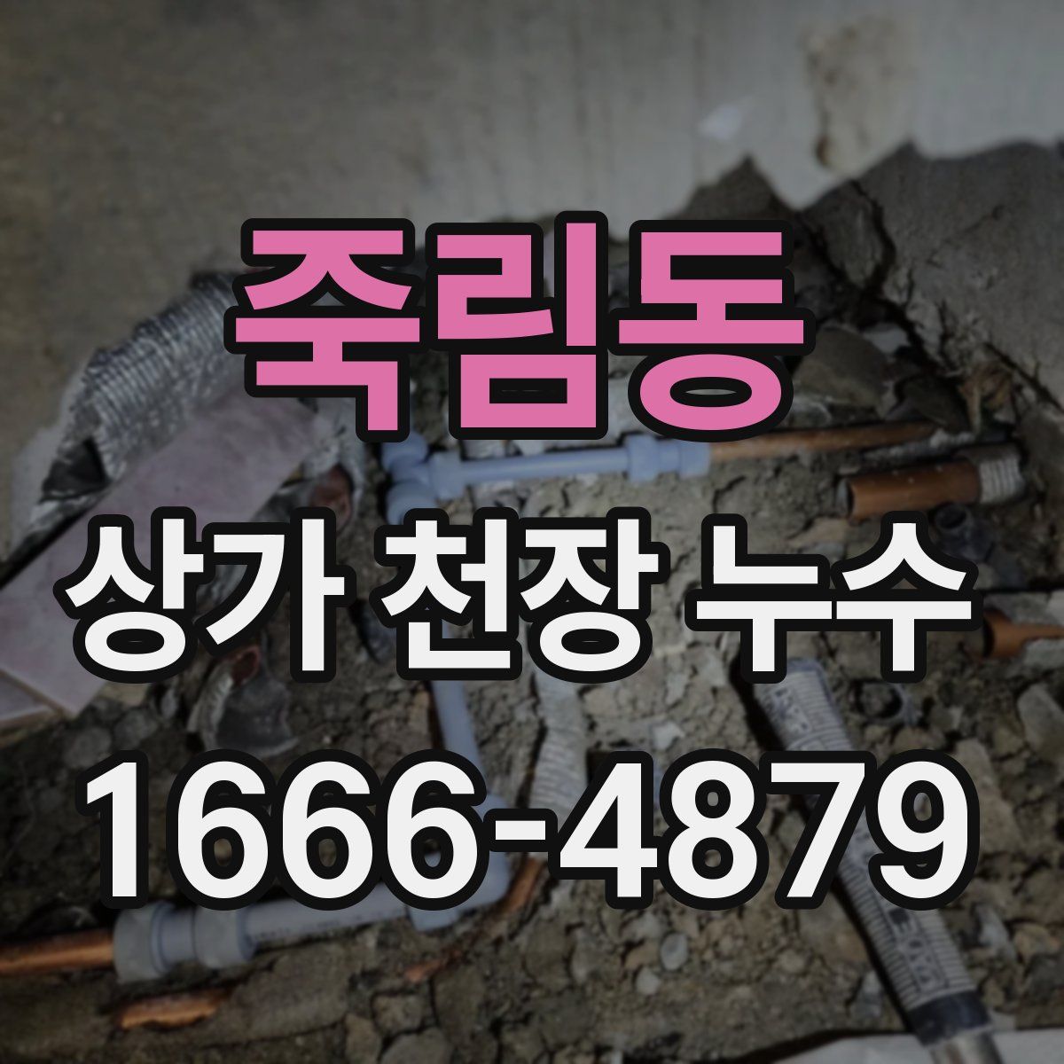 죽림동 상가 천장 누수