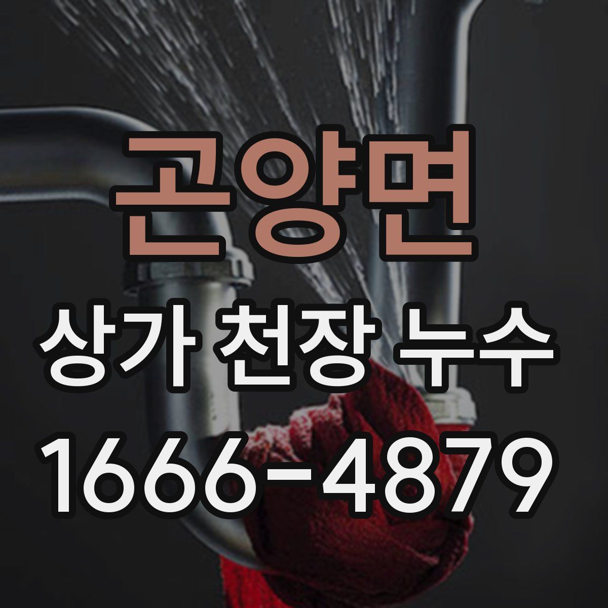 곤양면 상가 천장 누수