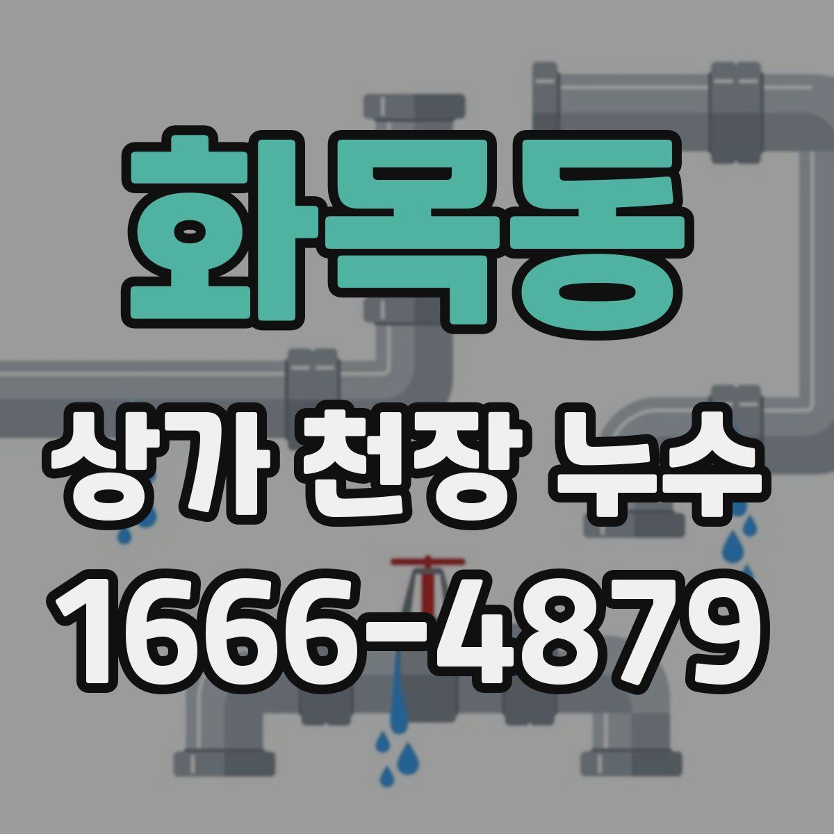 화목동 상가 천장 누수