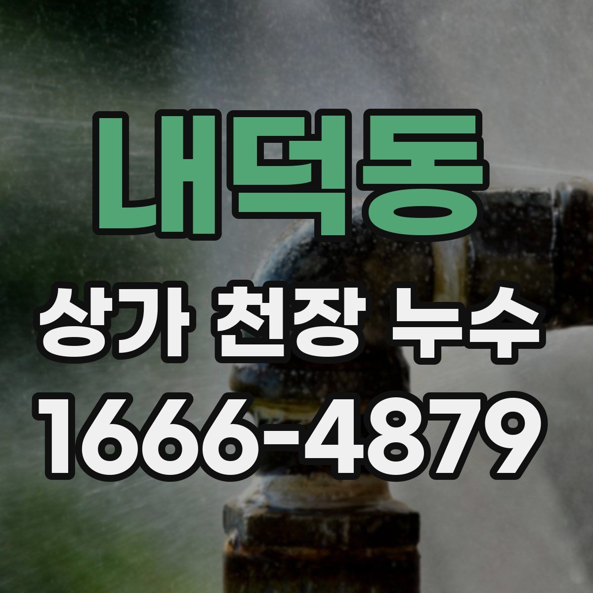 내덕동 상가 천장 누수