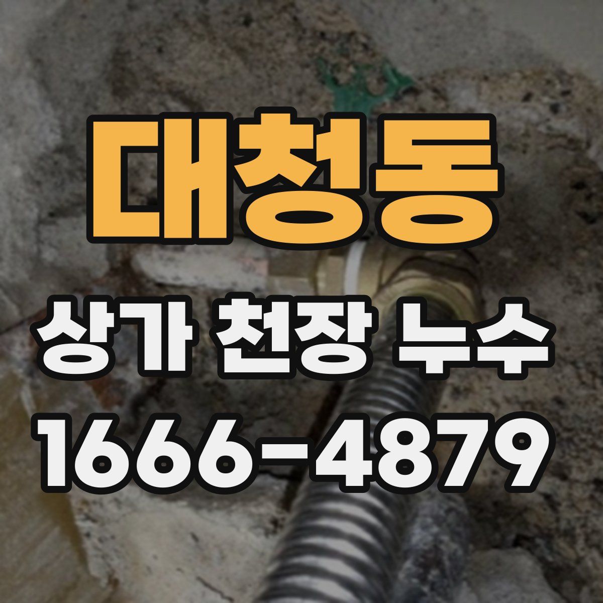 대청동 상가 천장 누수