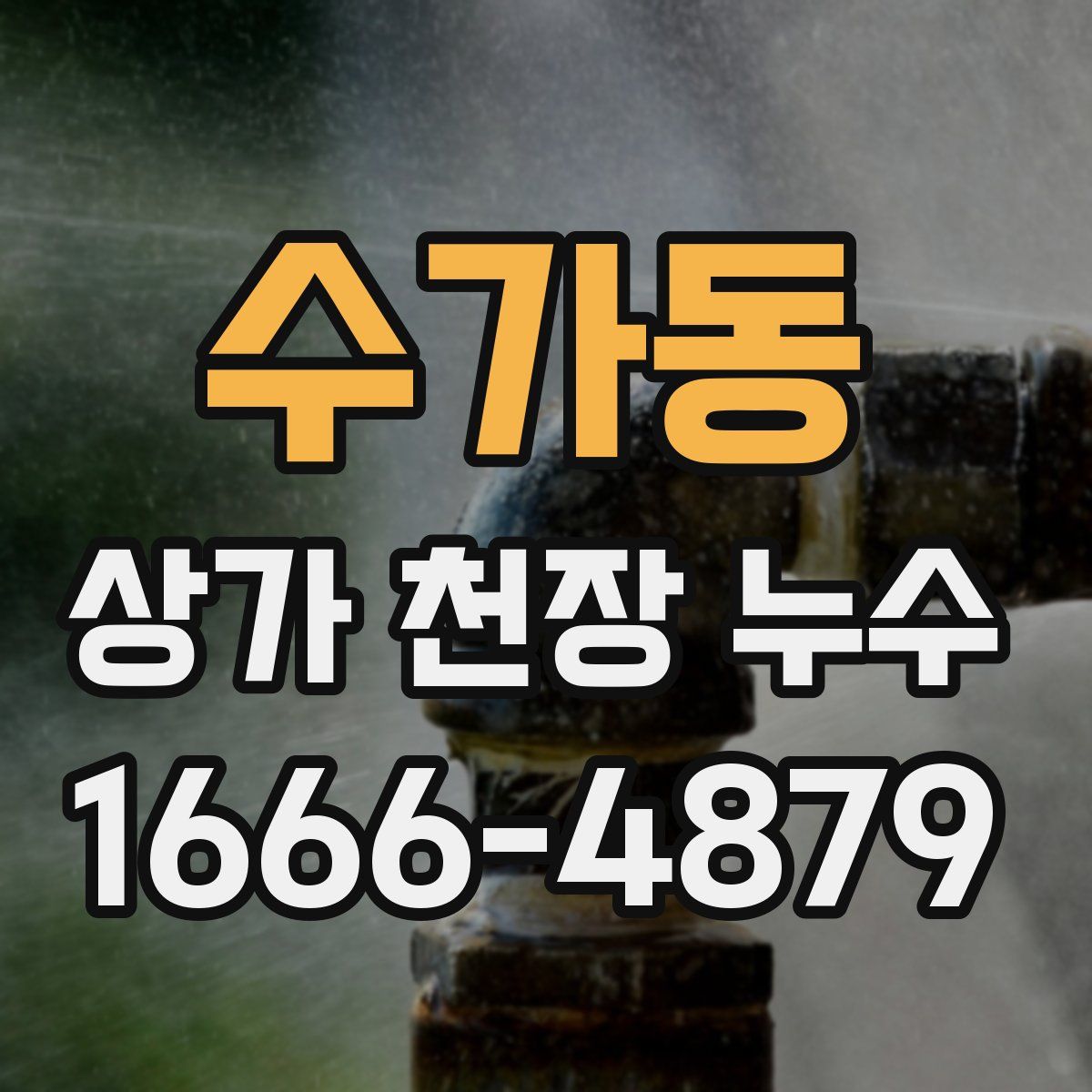 수가동 상가 천장 누수