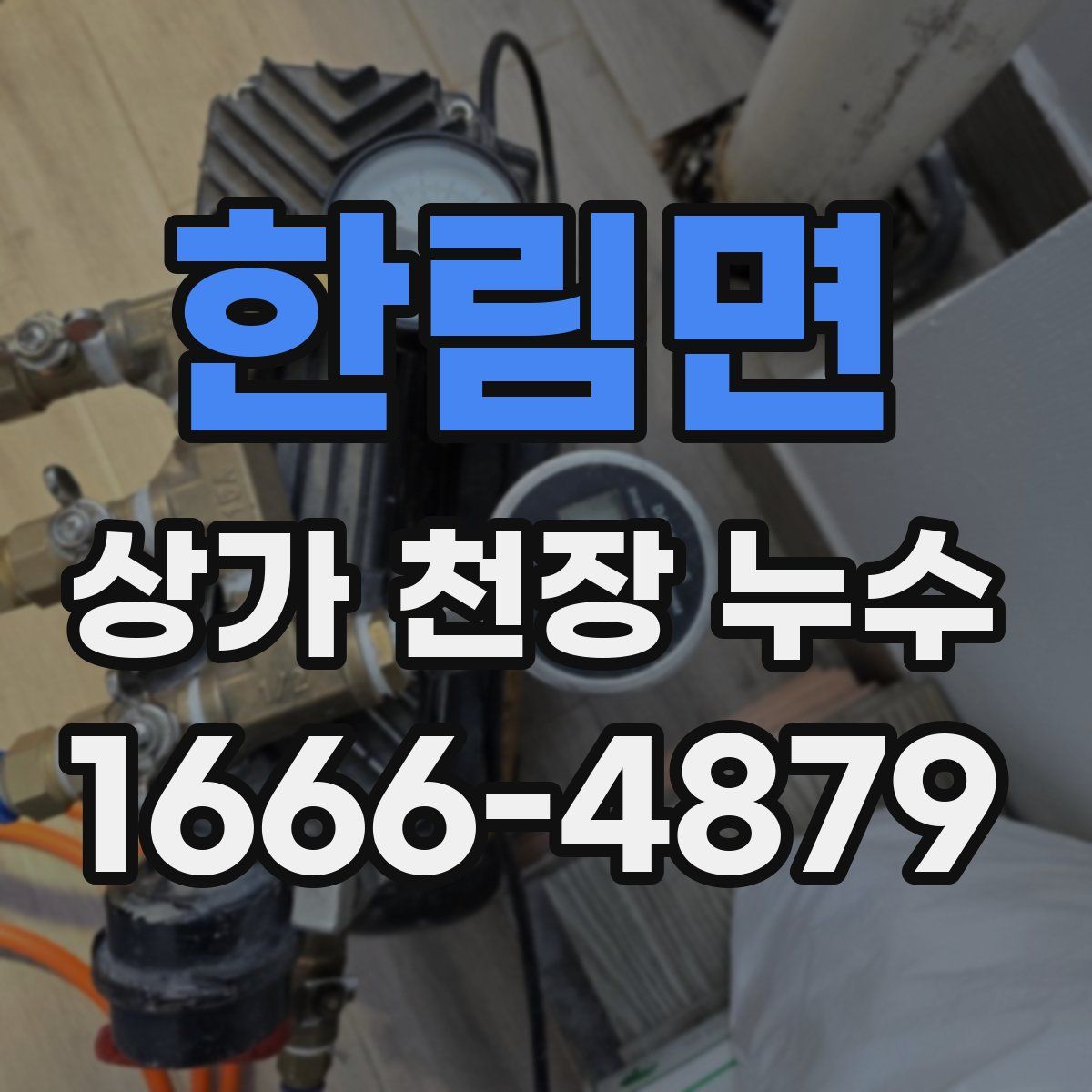 한림면 상가 천장 누수