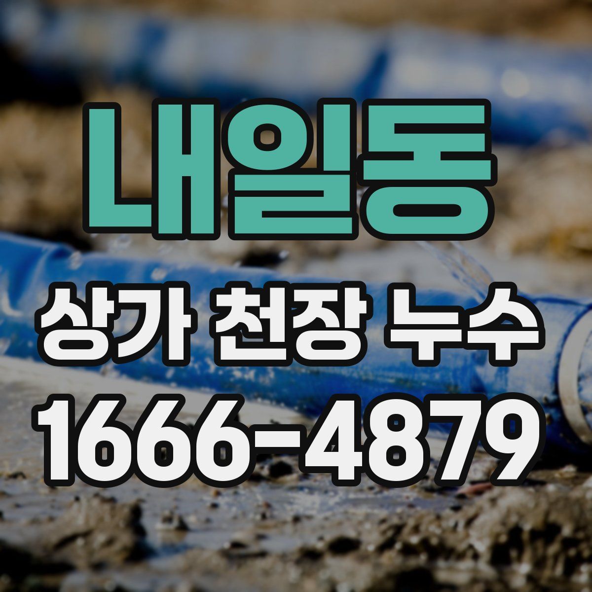 내일동 상가 천장 누수
