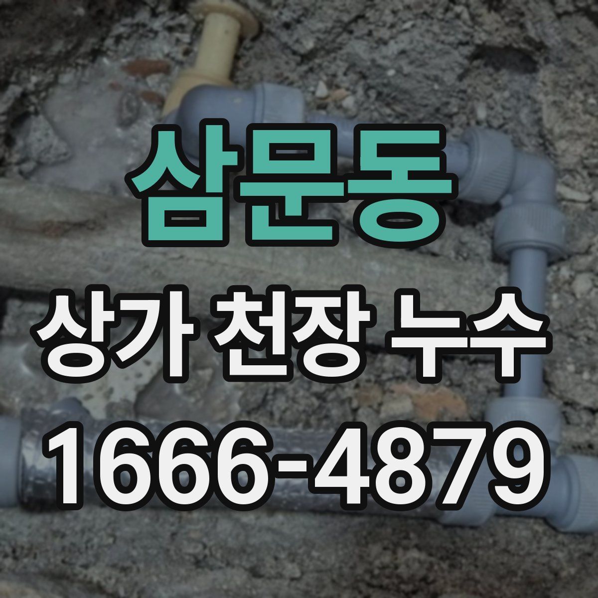 삼문동 상가 천장 누수