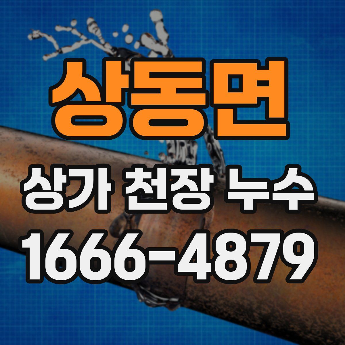 상동면 상가 천장 누수