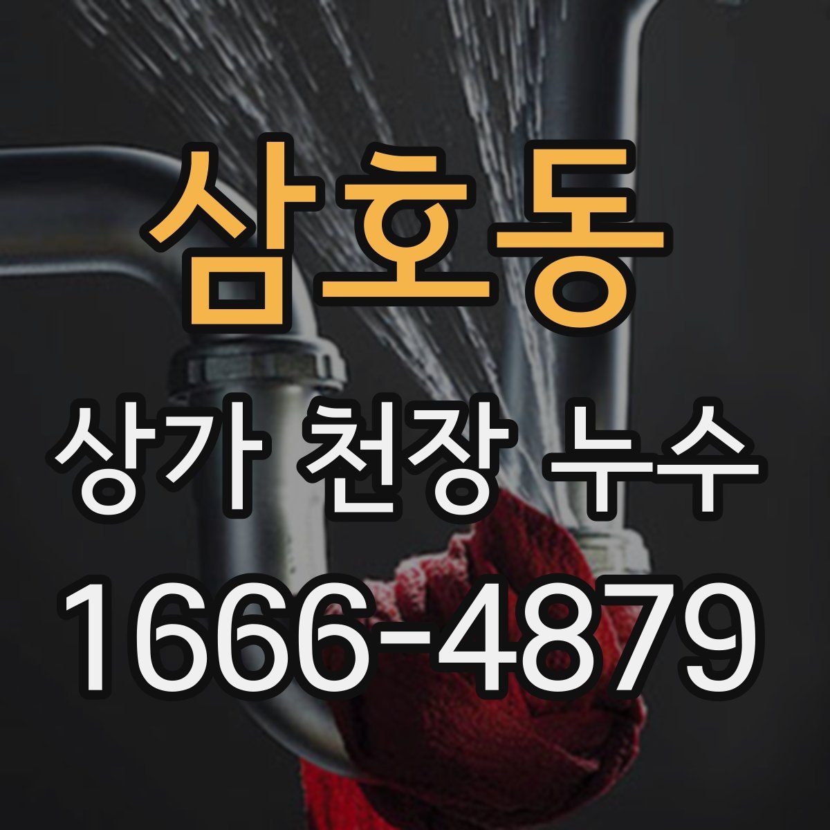 삼호동 상가 천장 누수