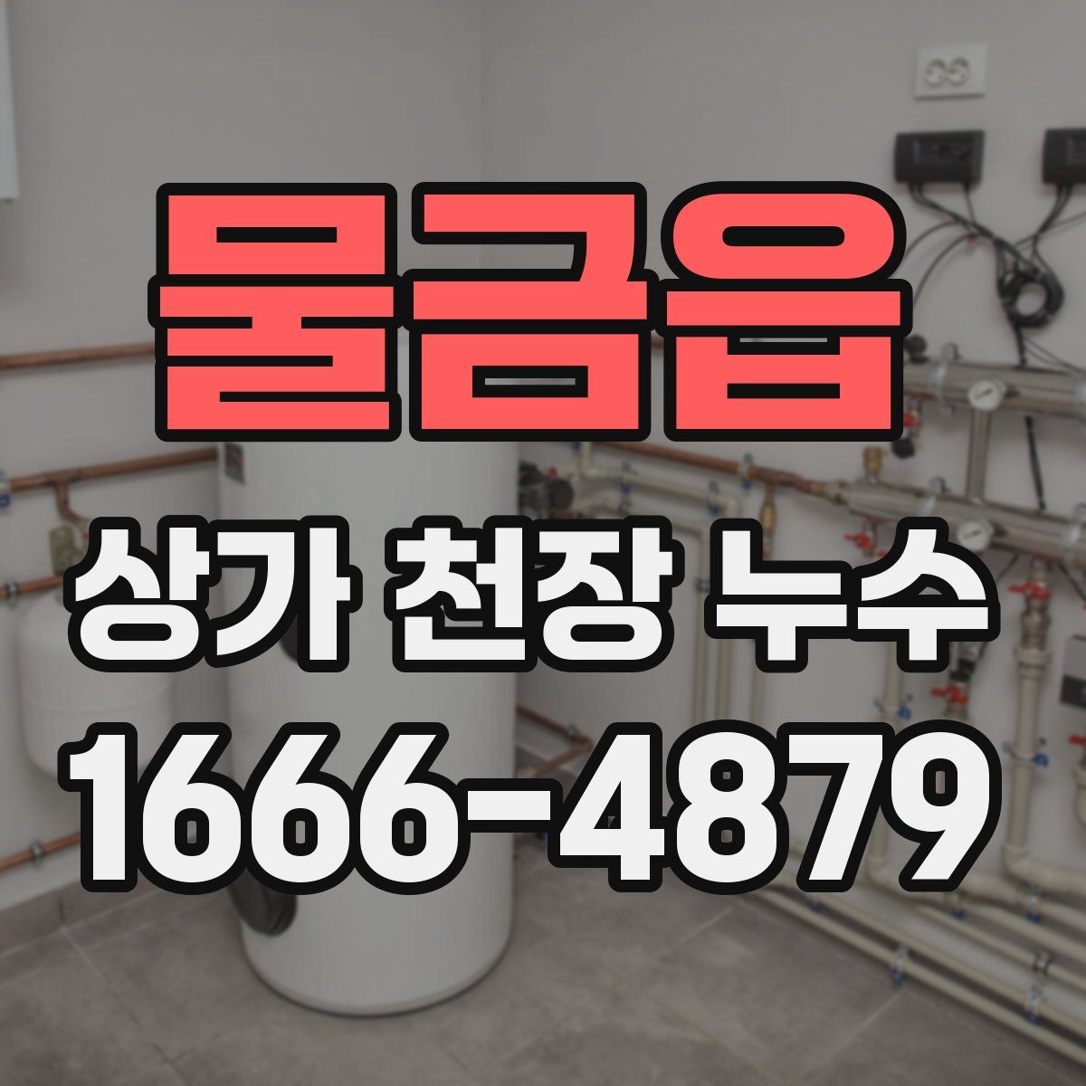 물금읍 상가 천장 누수