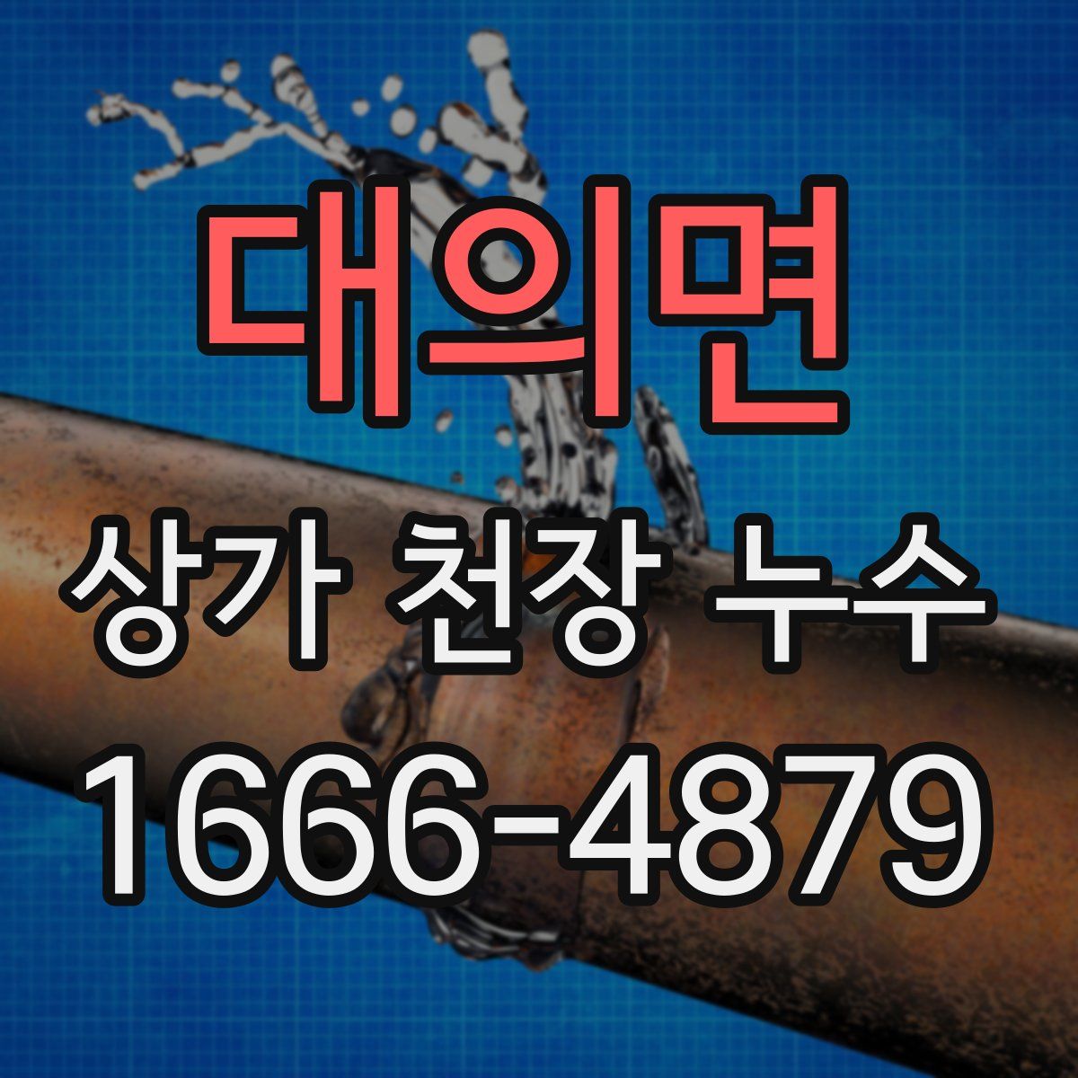 대의면 상가 천장 누수