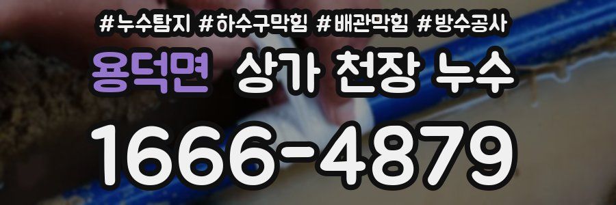 용덕면 상가 천장 누수