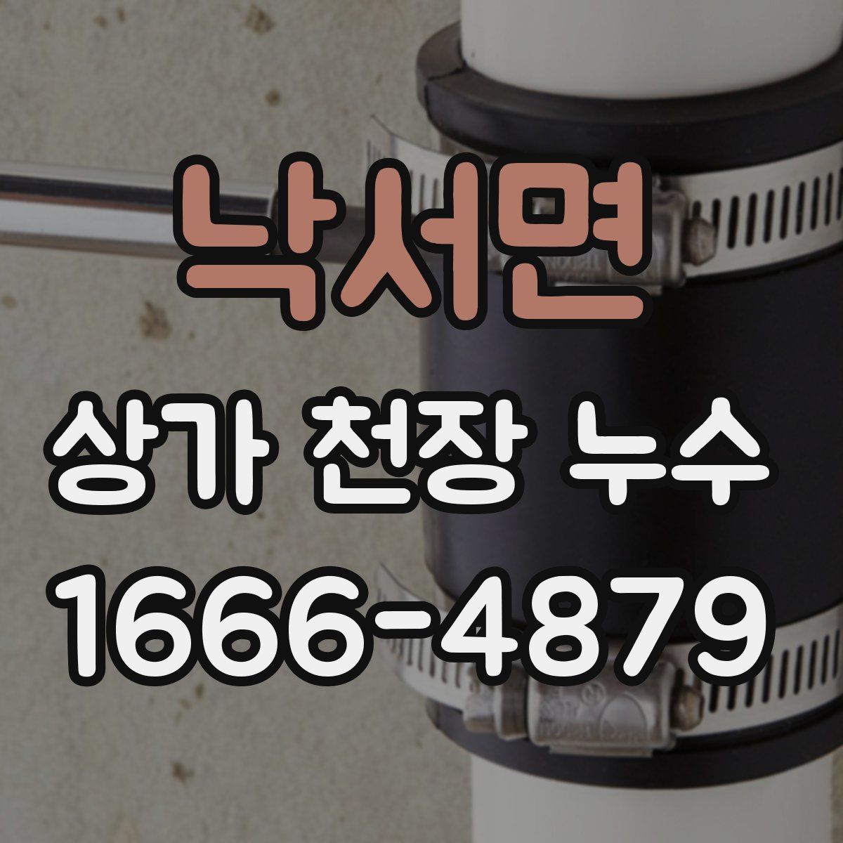 낙서면 상가 천장 누수