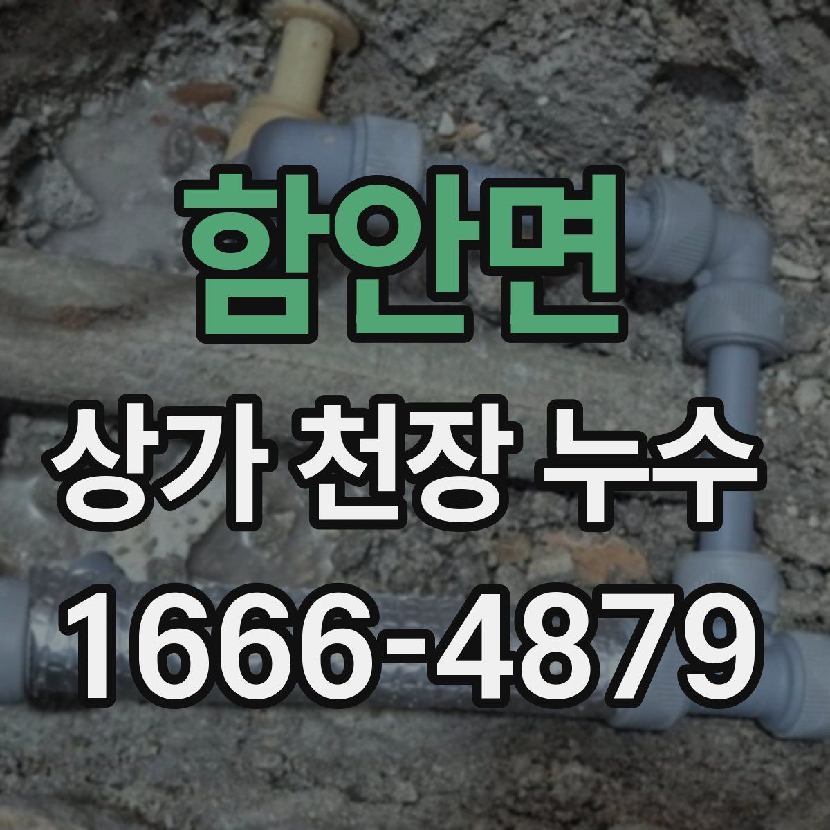 함안면 상가 천장 누수