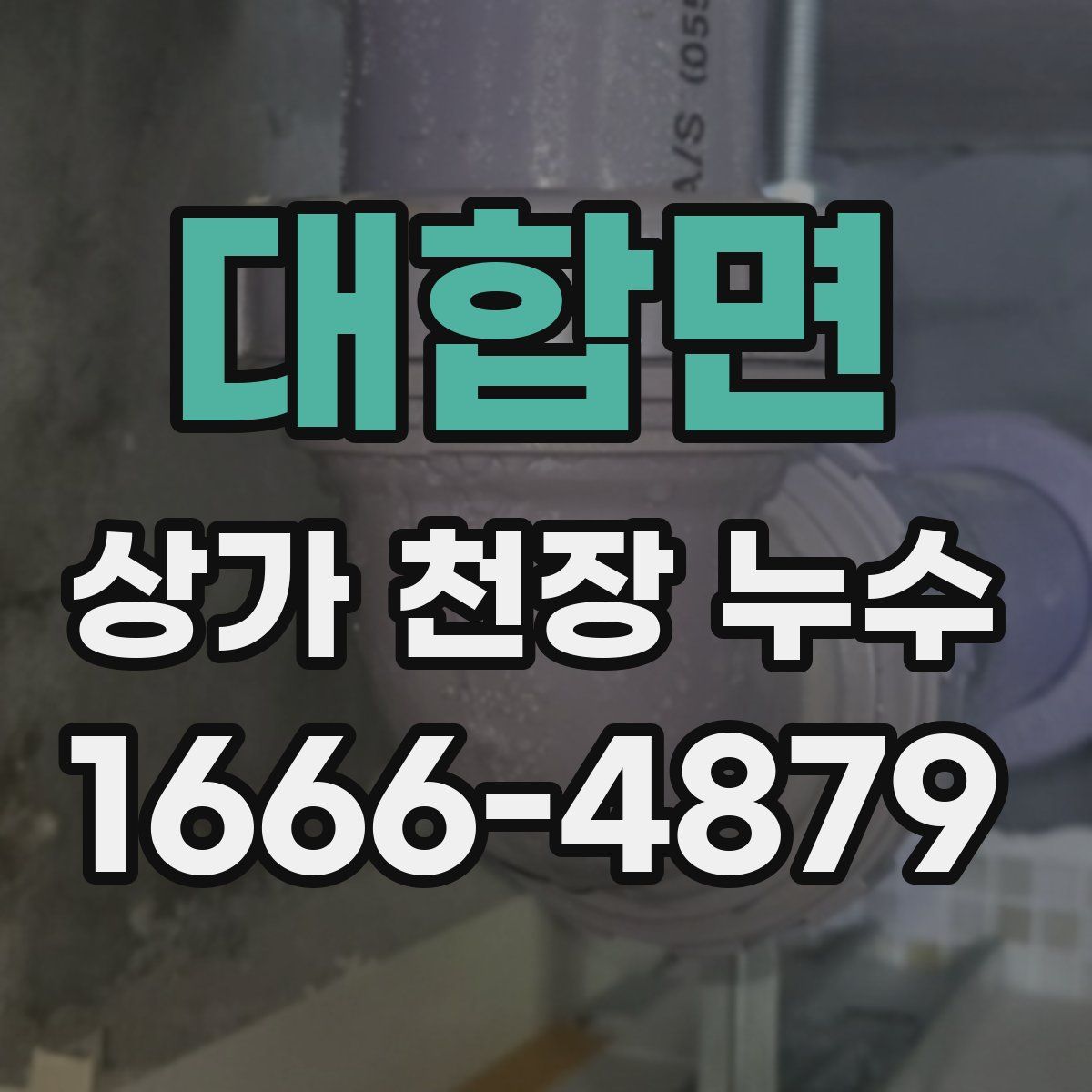 대합면 상가 천장 누수