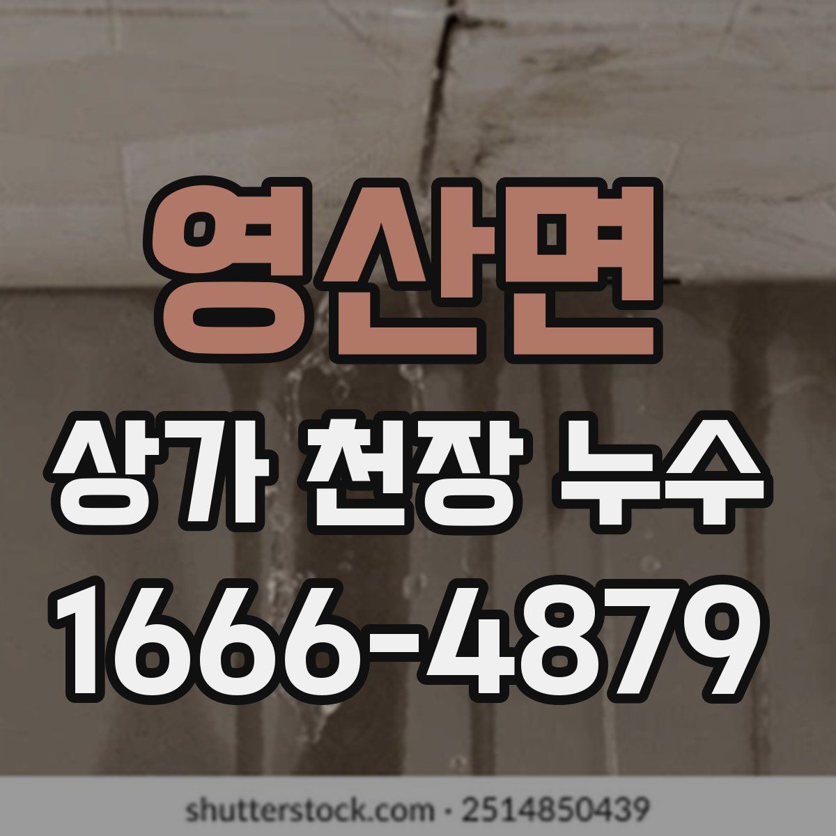 영산면 상가 천장 누수