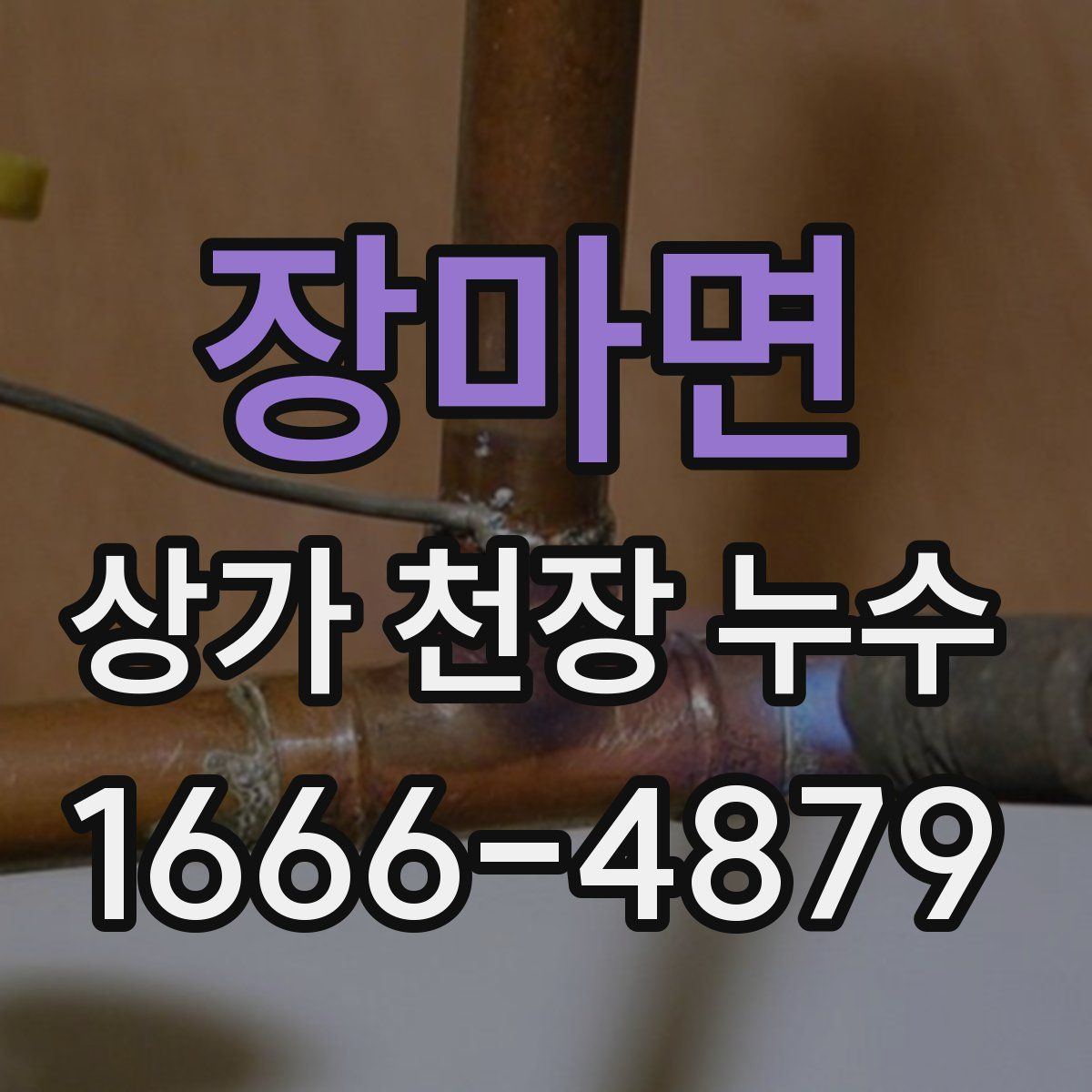 장마면 상가 천장 누수