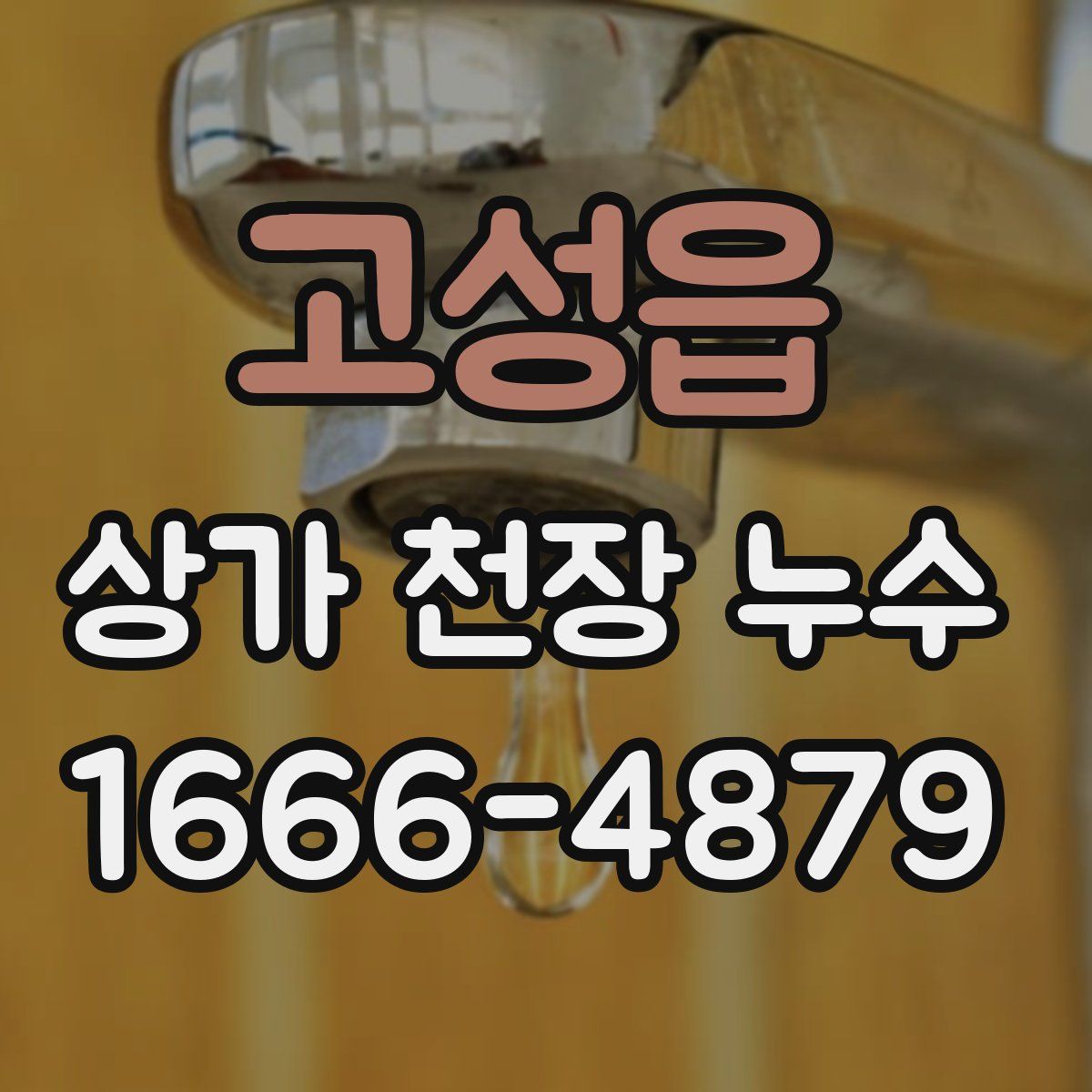 고성읍 상가 천장 누수