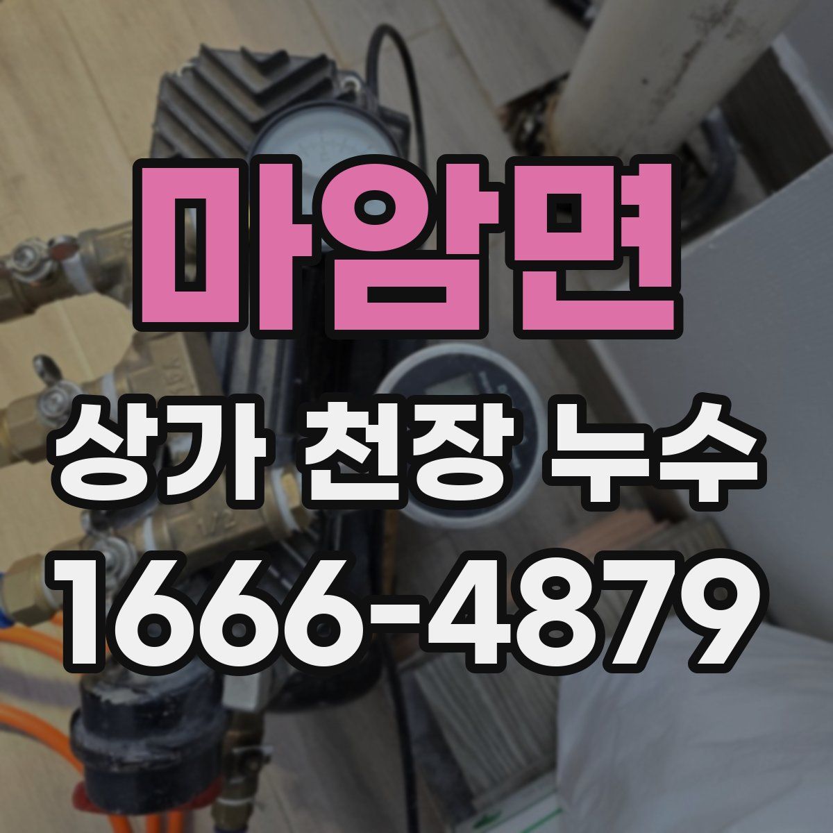마암면 상가 천장 누수