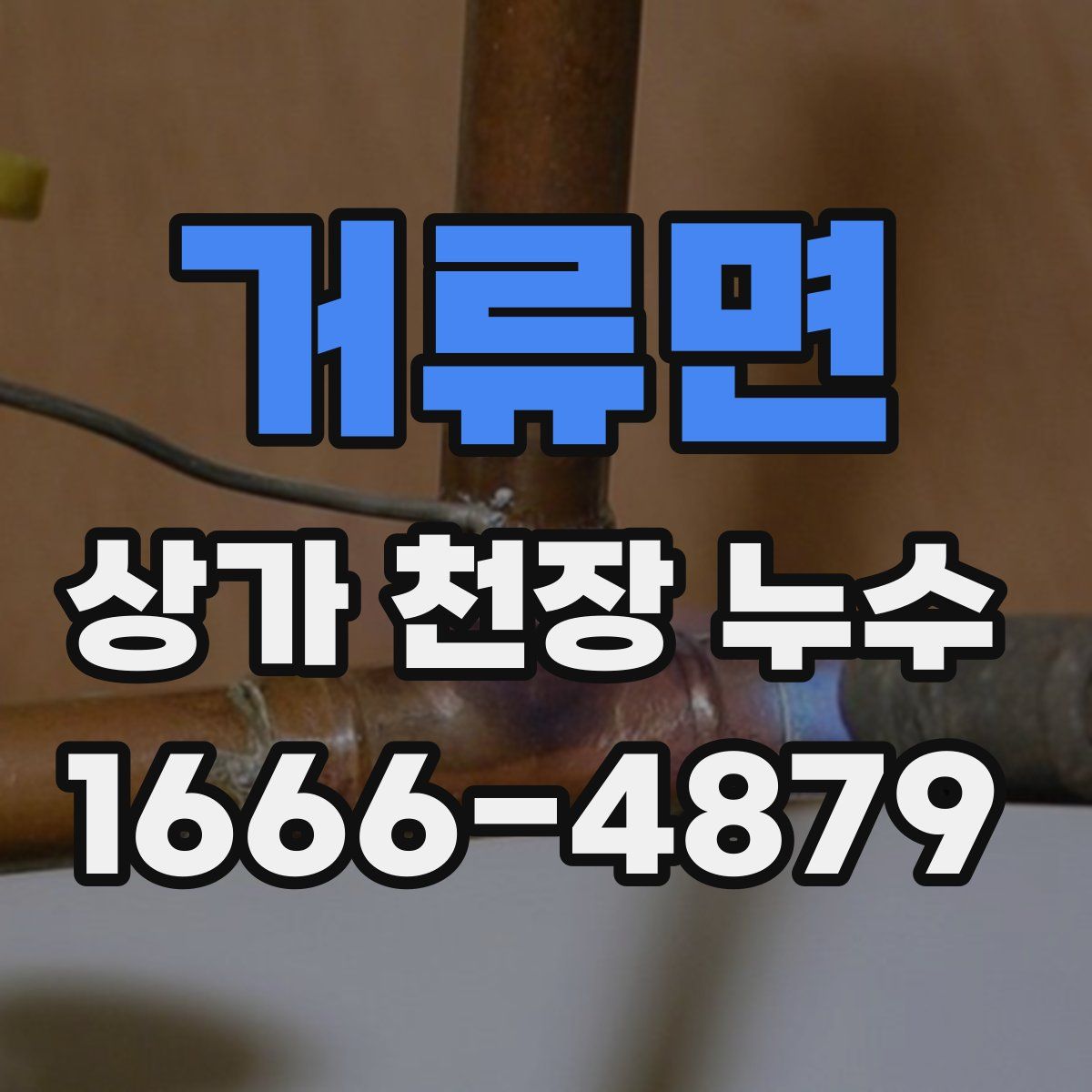 거류면 상가 천장 누수
