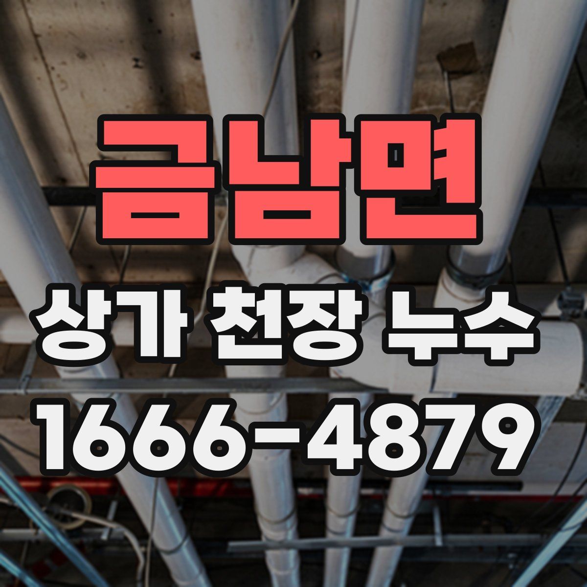 금남면 상가 천장 누수