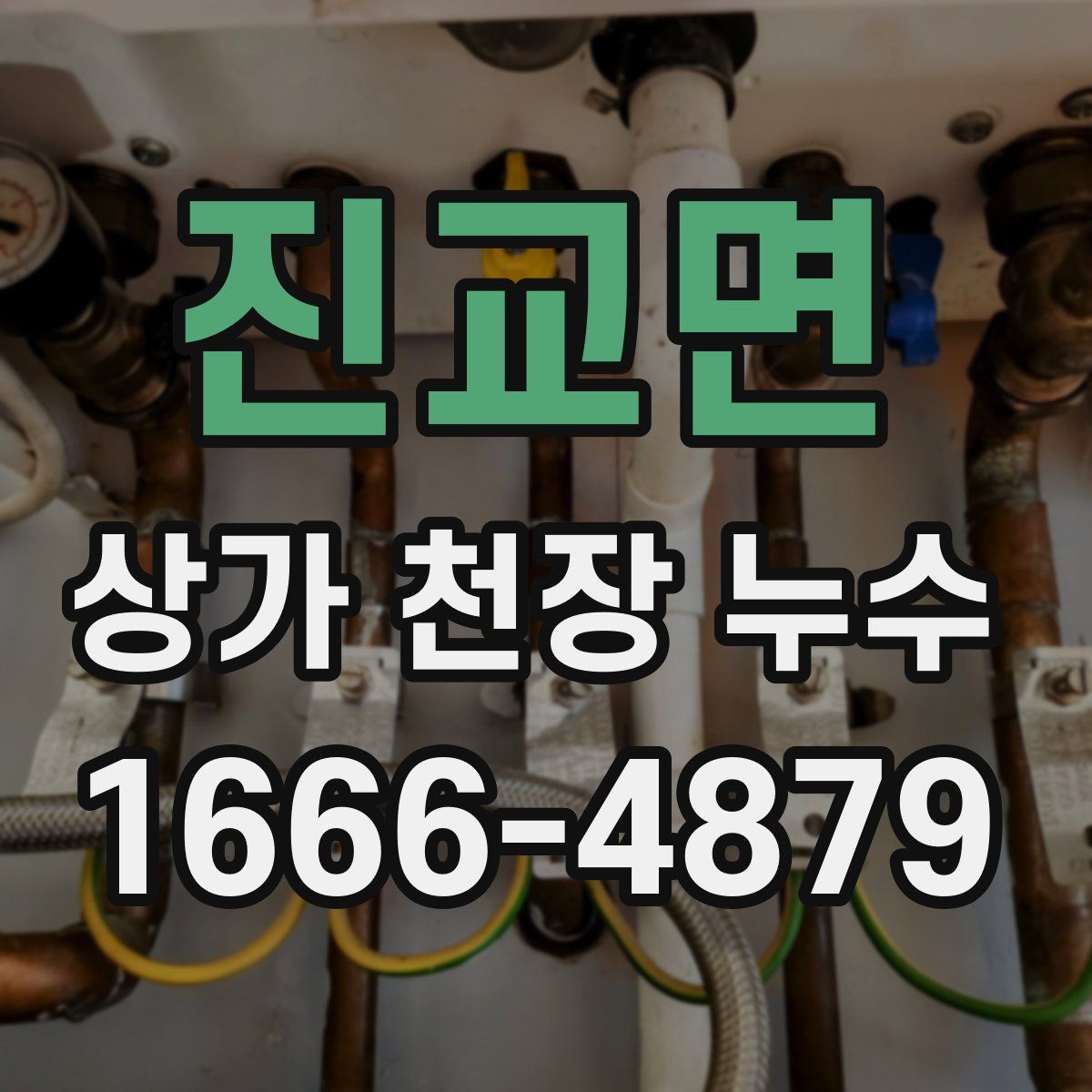 진교면 상가 천장 누수
