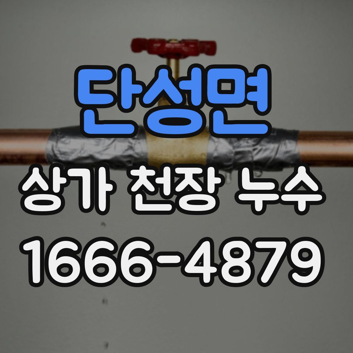 단성면 상가 천장 누수