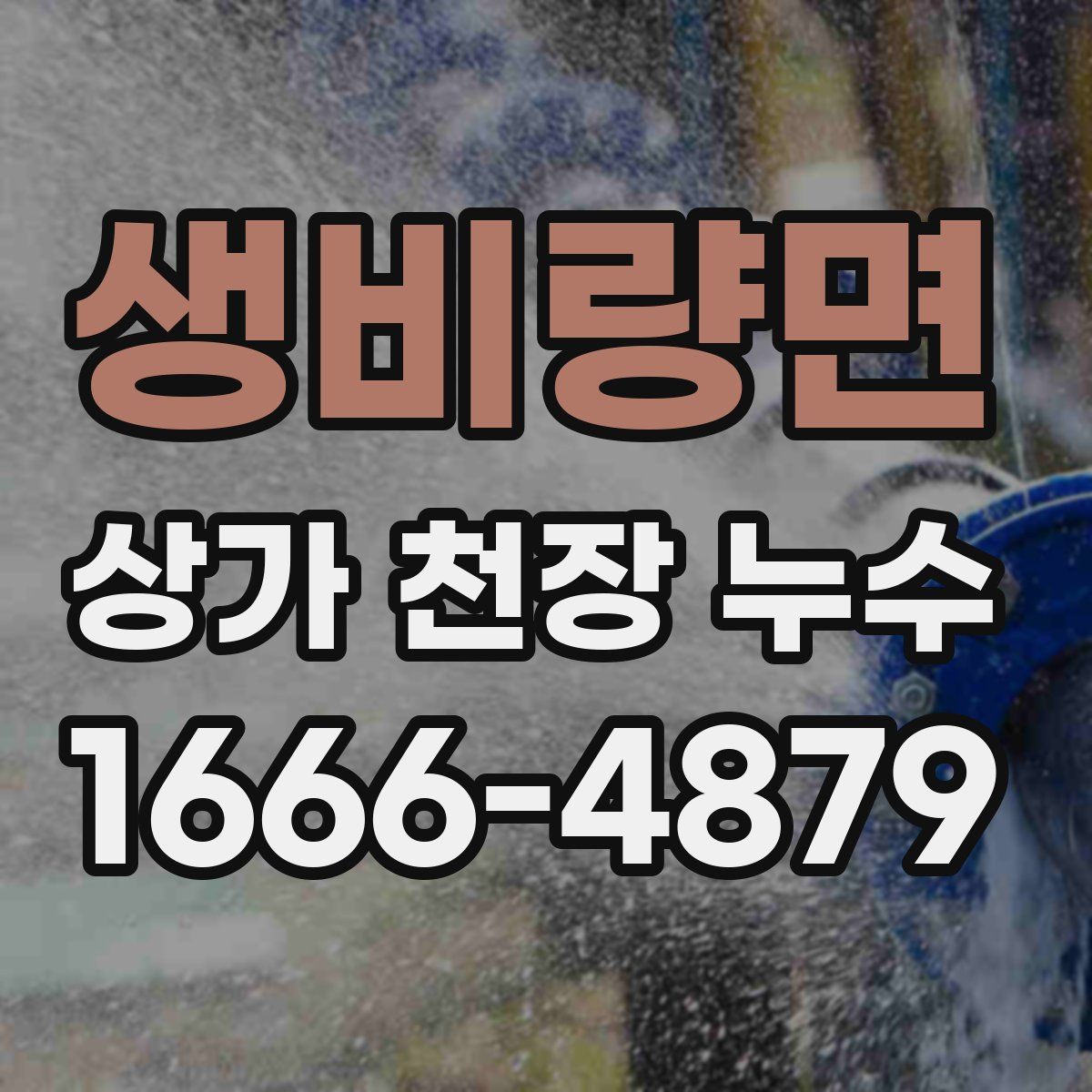생비량면 상가 천장 누수