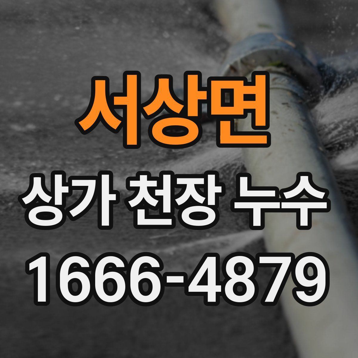 서상면 상가 천장 누수
