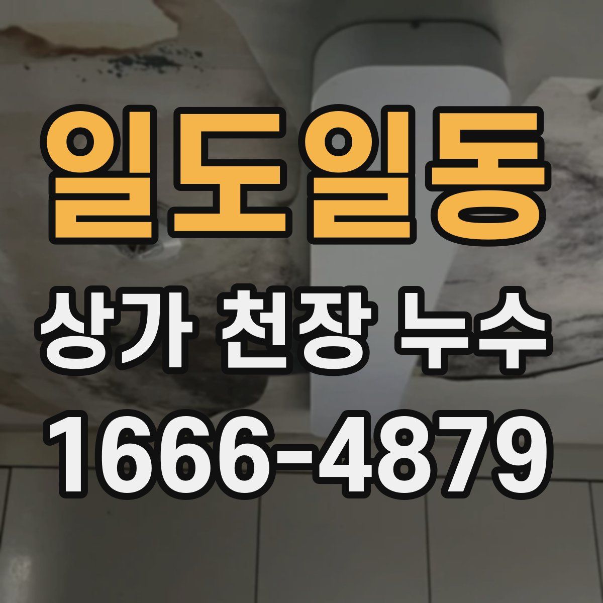 일도일동 상가 천장 누수
