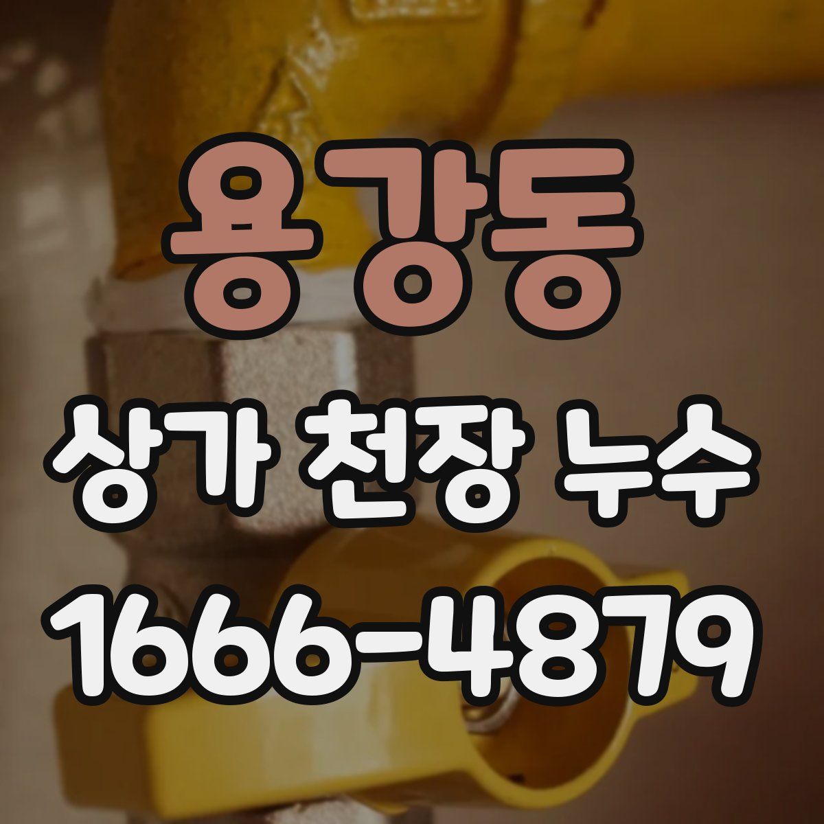 용강동 상가 천장 누수