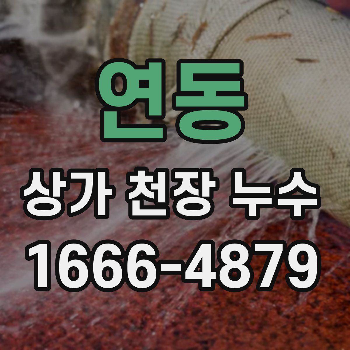 연동 상가 천장 누수