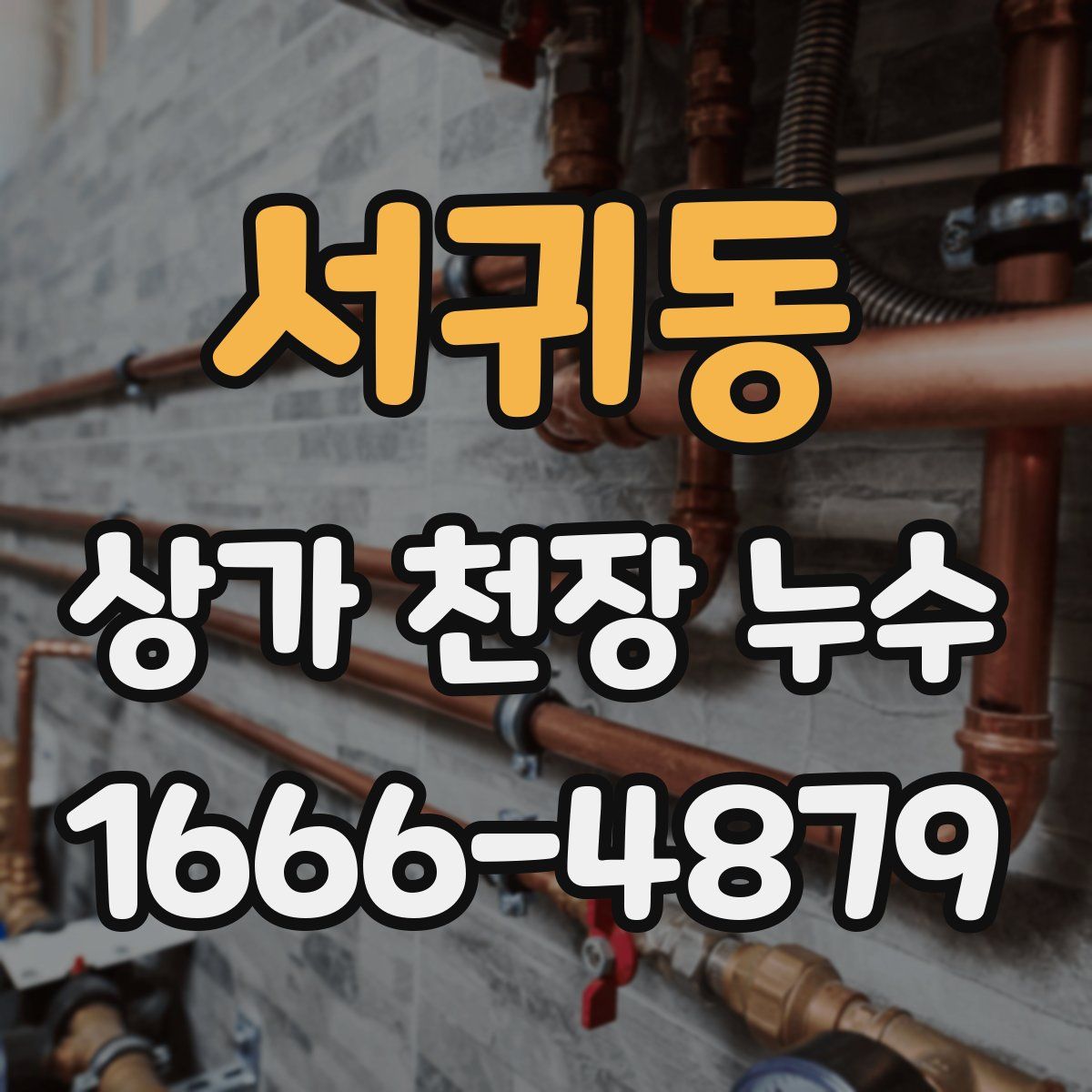 서귀동 상가 천장 누수