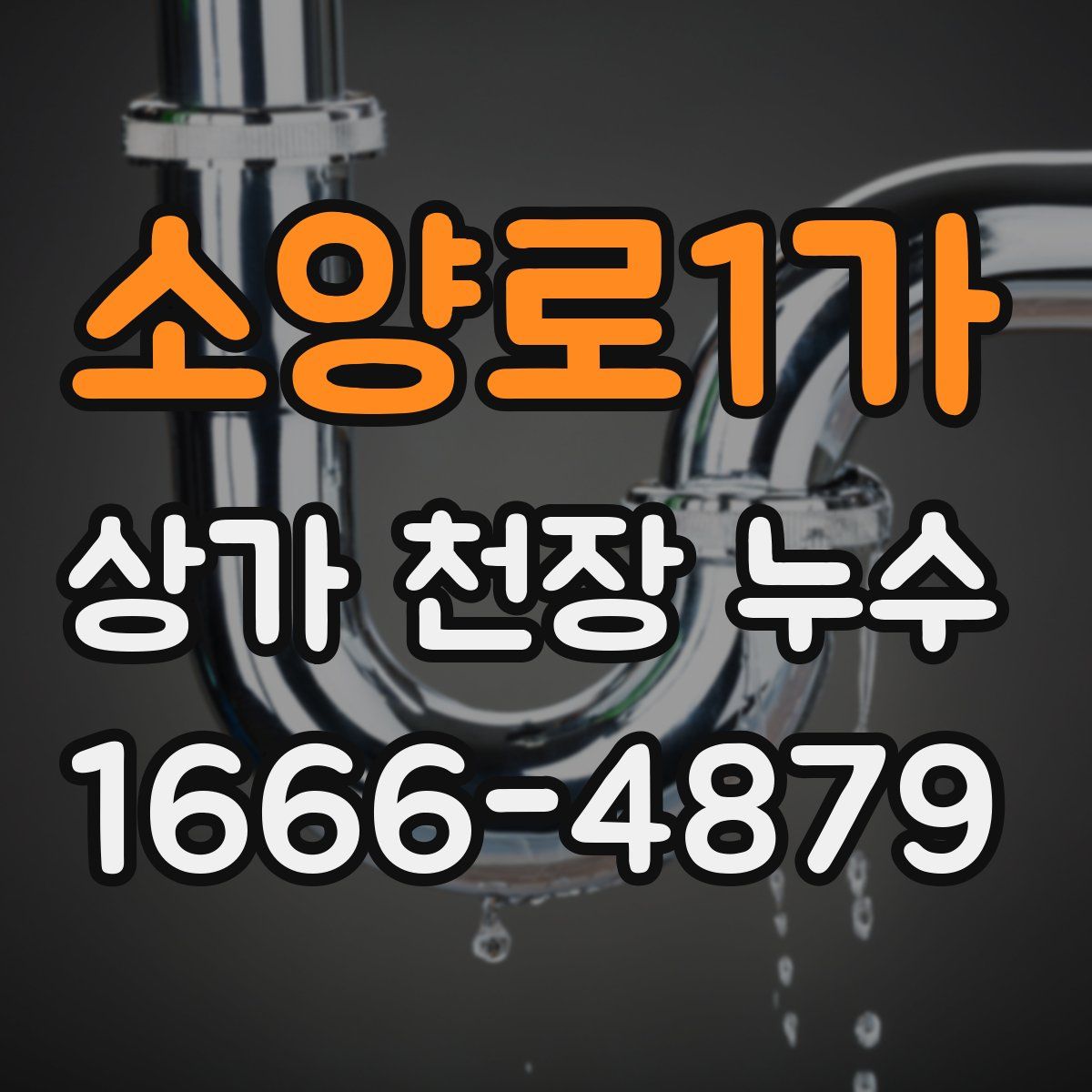 소양로1가 상가 천장 누수
