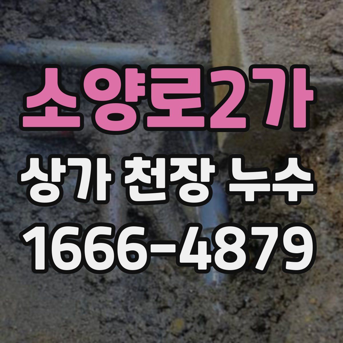 소양로2가 상가 천장 누수