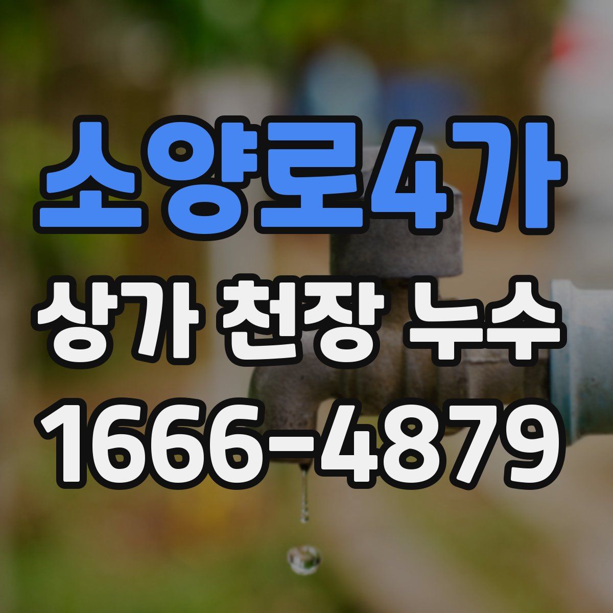 소양로4가 상가 천장 누수