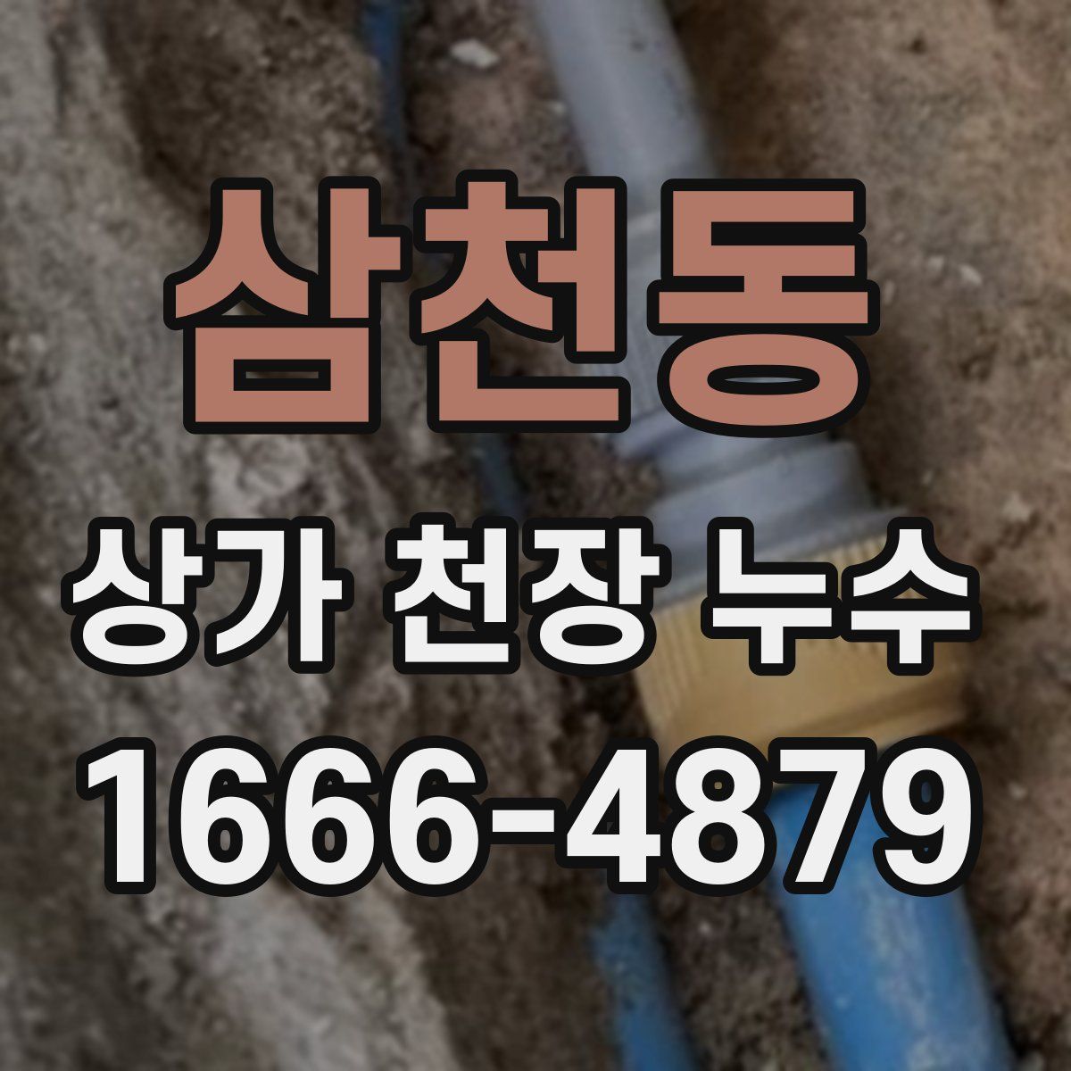 삼천동 상가 천장 누수