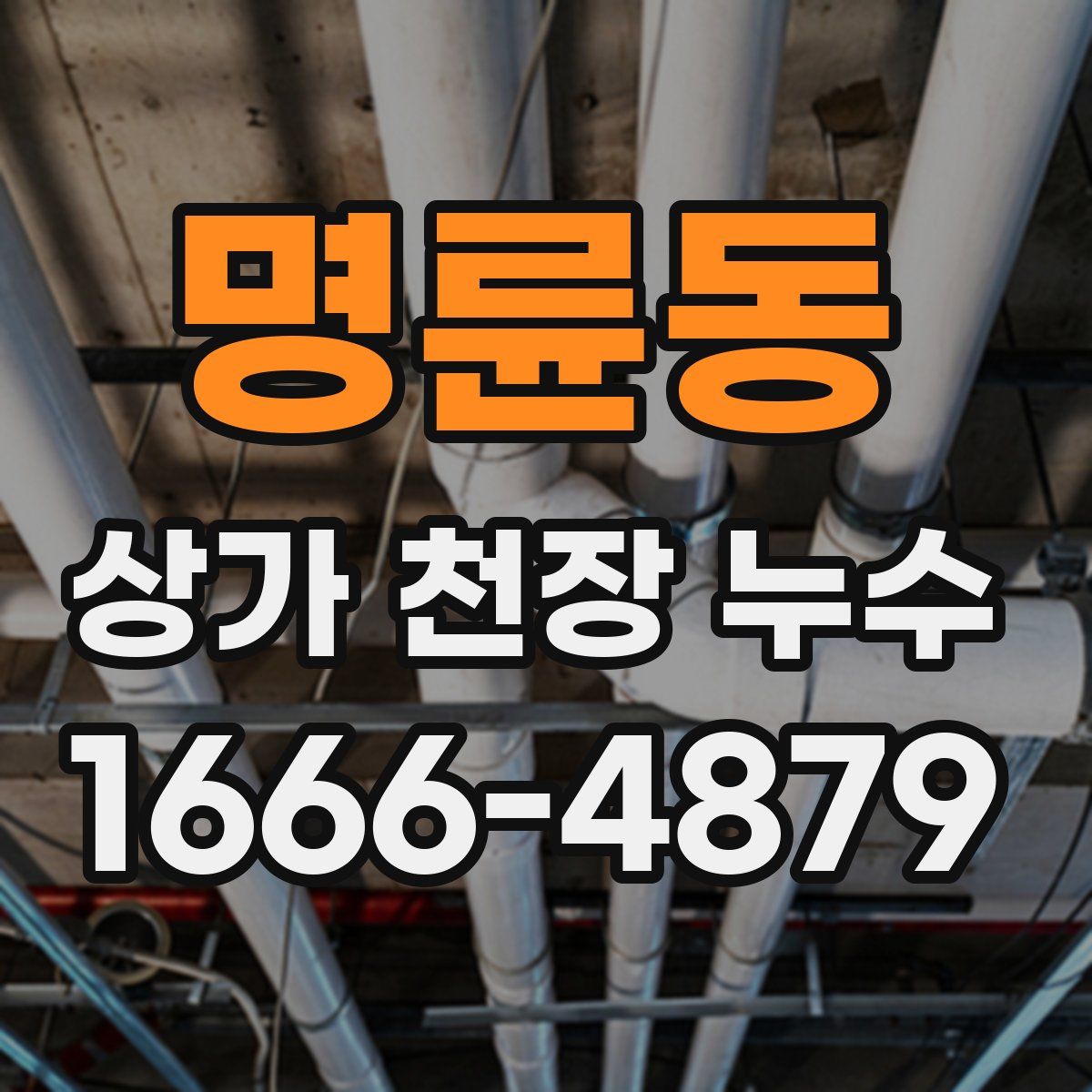 명륜동 상가 천장 누수