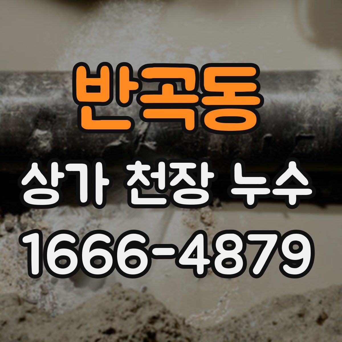 반곡동 상가 천장 누수